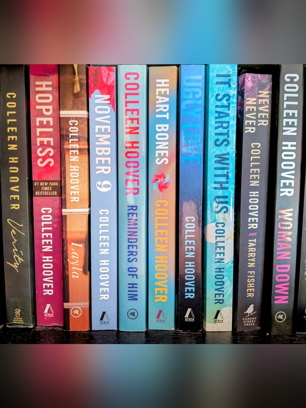 Collection Of Colleen Hoover Books
